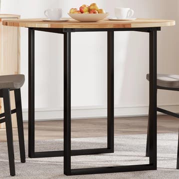 vidaXL Tafelblad rond Ø 90x2 cm massief acaciahout, Verzenden, Nieuw