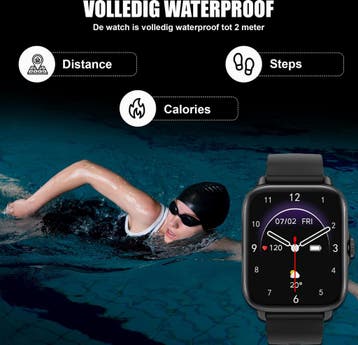 Golden Sound Premium Smartwatch - Heren - Stappenteller -, Ophalen of Verzenden, Zo goed als nieuw, Golden Sound