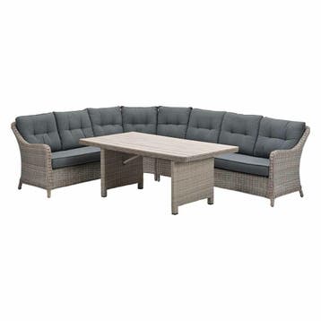 Garden Impressions Nova lounge dining set 5-delig - mystic, Verzenden, Nieuw