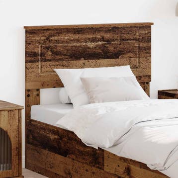 vidaXL Hoofdbord Oud Hout Bewerkt hout, Verzenden, Nieuw, Bruin, Hout