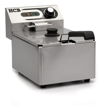 HCB Friteuse - 5,5 liter - 230V - RVS, Verzenden, Nieuw in verpakking