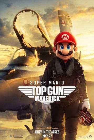 CREATIVE_HUB - SuperMario Top Gun Maverick, Nieuw