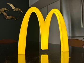 3DBOSS - Verlichte uithangbord van McDonalds - 3DBOSS -, Antiek en Kunst
