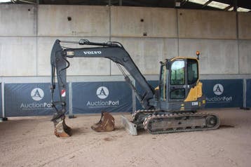Veiling: Rupsgraafmachine Volvo ECR88D Diesel 43kW 2018, Ophalen, Graafmachine