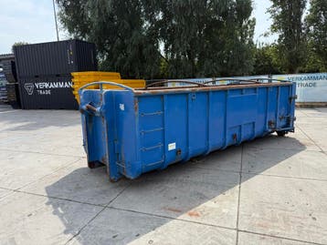 Vloeistofdichte haakarmcontainer 6 meter 20 kuub