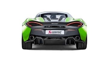 McLaren 540C / 570S / Spider / 570GT Akrapovic titanium, Verzenden