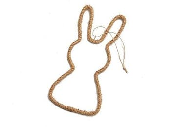 Haas frame met touw Rope Rabbit hanger 30 cm per stuk, Ophalen of Verzenden, Nieuw