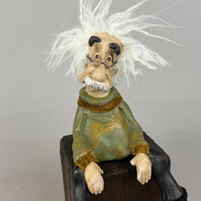 Anna Em - No reserve- Albert Einstein, Antiek en Kunst, Kunst | Designobjecten