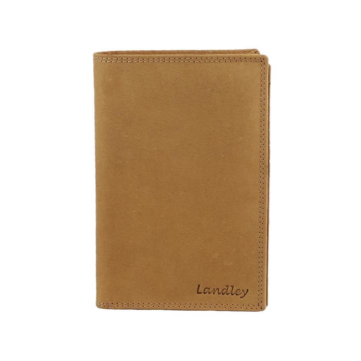 Landley Mapje voor Autopapieren Paspoort en Pasjes - Cognac, Sieraden, Tassen en Uiterlijk, Portemonnees, Bruin, Nieuw, Overige merken