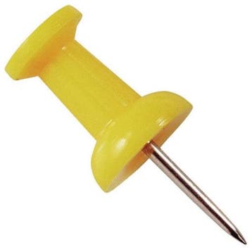 Push pins - Geel - 40 stuks, Ophalen of Verzenden, Nieuw