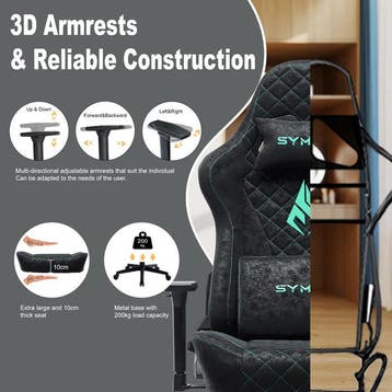 Ergonomische Bureaustoel -  Office Chair - Gamestoel - Volwa, Verzenden, Zo goed als nieuw