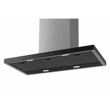 ATAG ES90212MS Eiland afzuigkap – 90 cm – Zwart, Verzenden, Nieuw