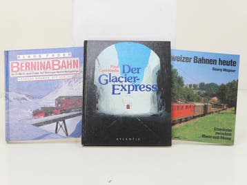 Set van 3 spoorwegenboeken Der Glacier-Express, Schweizer..., Boeken, Ophalen of Verzenden, Nieuw