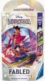 Disney Lorcana TCG - Fabled Starter Deck - Powerline & Max |, Verzenden, Nieuw