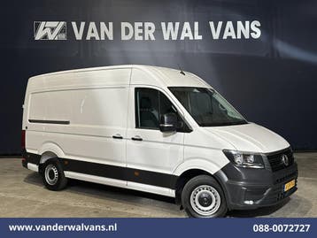 Volkswagen Crafter | 2.0 TDI 141pk L3H3 L2H2 Euro6 Airco |, Auto's, Bestelauto's, Gebruikt, Euro 6, Volkswagen, Wit