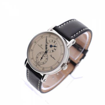Chronoswiss Regulateur CH1223; Automatisch heren horloge..., Overige merken, Leer, Polshorloge, Ophalen of Verzenden