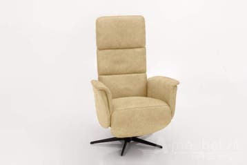 Relaxfauteuil Arkel - relaxfauteuils - Creme, Nieuw, Stof