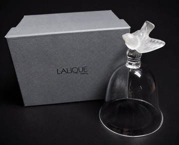 Decoratief ornament - Lalique - Clochette Moineau -