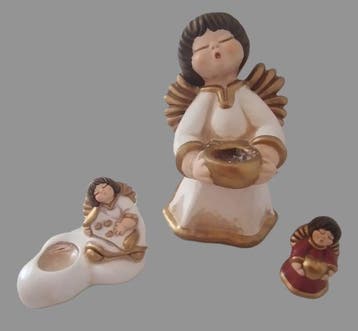 Kerstbeeldje Thun (3) - Engel Thun keramiek Bozner
