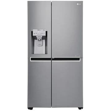 LG GSJ960PZBZ Amerikaanse Koelkast Side By Side 625L RVS, 200 liter of meer, 60 cm of meer, Refurbished, Met vriesvak