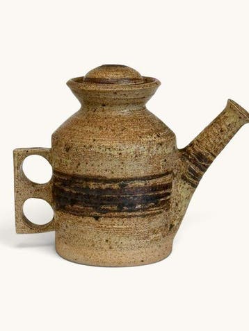 Tue Poulsen - Theepot - Keramiek - Deense design brutalisme, Antiek en Kunst