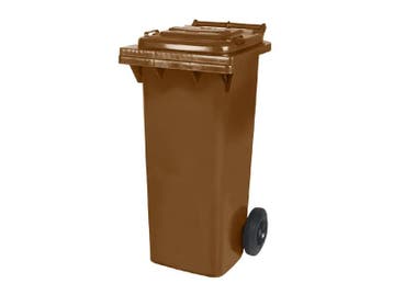 2-wiel kunststof afvalcontainer &ndash; 80 liter &ndash;, Ophalen of Verzenden