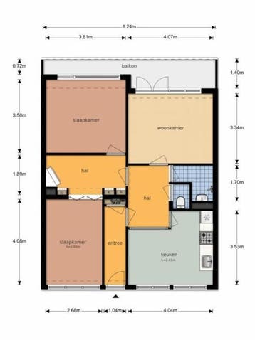 Te Huur 3 Kamer Appartement Marco Pololaan In Utrecht, Huizen en Kamers, Huizen te huur, Utrecht-stad, Direct bij eigenaar, Appartement