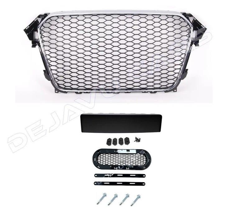 RS4 Look Front Grill voor Audi A4 B8.5 / S line / S4, Auto diversen, Tuning en Styling, Ophalen of Verzenden