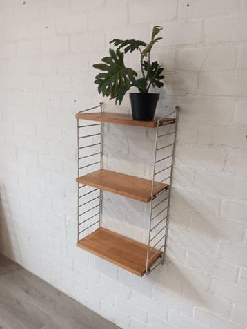 Kajsa and Nisse Strinning - Wandrek - Hout, Staal, Antiek en Kunst, Antiek | Meubels | Stoelen en Banken