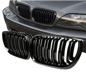 Grillen set | Nieren | geschikt voor BMW 3-series | E46 4d., Auto-onderdelen, Verzenden, Nieuw, BMW