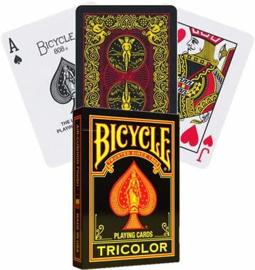 Bicycle speelkaarten - Poker Tricol van €14,99 voor €7,49, Ophalen of Verzenden, Nieuw