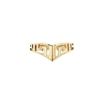 Gouden ring 14 karaat, Verzenden, Zo goed als nieuw, Goud