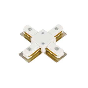 1-FASE RAIL | X-CONNECTOR | WIT, Nieuw