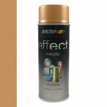 Motip Deco Effect Metallic Antiek Goud 400 ml, Doe-het-zelf en Verbouw, Ophalen of Verzenden, Nieuw