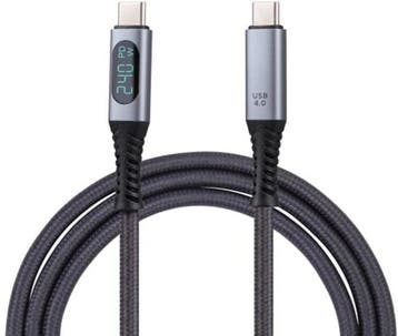 USB-C kabel – Thunderbolt 4 – 40 Gbps – 240W – 8K – 1 Meter, Ophalen of Verzenden, Nieuw