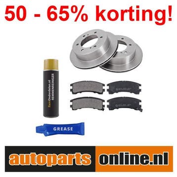 Remschijven + Remblokken Nissan Terrano achterzijde, Verzenden, Nieuw, Nissan