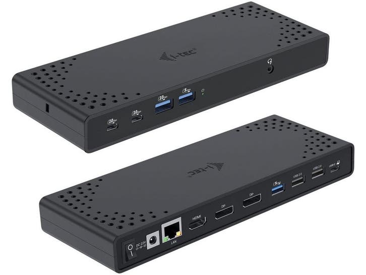 i-tec C31TRIPLE4KDOCKPD - USB-C Docking Station - Triple, Computers en Software, Overige Computers en Software, Zo goed als nieuw