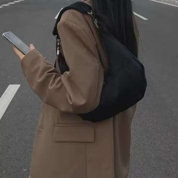Dames Retro Onderarm Tas - Zwarte Hobo Schoudertas Y2k Stijl, Verzenden, Nieuw