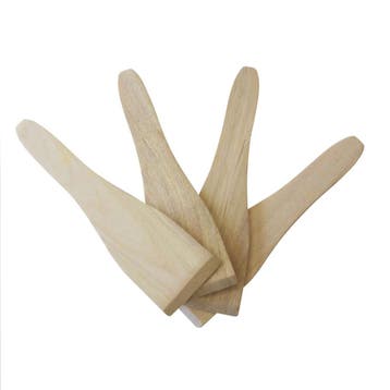 Fritel houten spatels 4st (Pannetjes - Potten), Verzenden, Nieuw