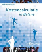 9789462870536 In Balans  -   MBA module kostencalculatie ..., Verzenden, Gelezen, Sarina van Vlimmeren