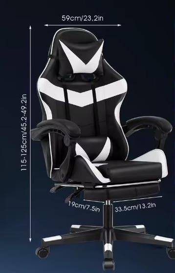 Ergonomische massage-gamingstoel – Verstelbare bureaustoel, Verzenden, Nieuw