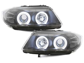 Koplampen BMW E90/E91 Angel Eyes Ice CCFL, Ophalen of Verzenden, Nieuw