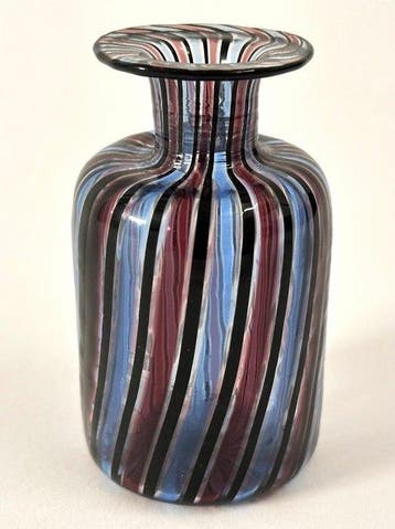 Vasetto Vintage Murano - Anni 60 - Vaas - Glas a Canne, Antiek en Kunst