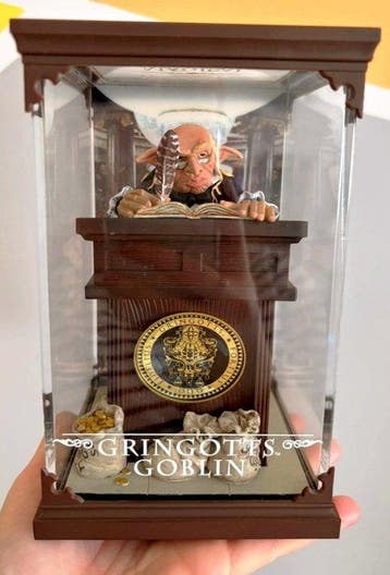 Warner Bros. - Speelgoed Gringotts Goblin pintado mano, Nieuw
