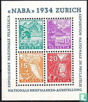 Zwitserland - Landschappen - 1934, Postzegels en Munten, Verzenden, Postfris