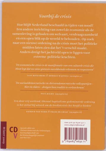 Voorbij de crisis / Christen Democratische Verkenningen, Verzenden, Gelezen