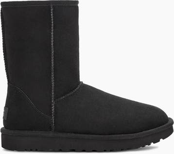 UGG - maat 37- Classic Short II Dames Laarzen - Black, Verzenden, Nieuw