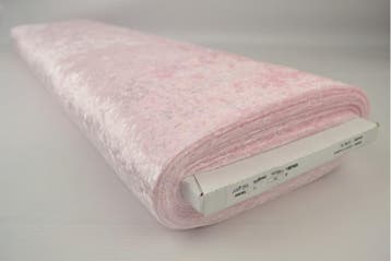 Crushed velvet – Baby roze – Velours de panne, 120 cm of meer, Ophalen of Verzenden, Roze, Polyester