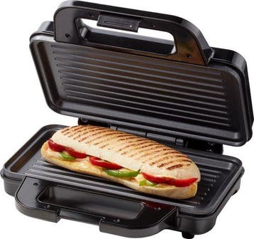 2dekans | Tomado TGP2001S - XXL Tosti ijzer - Panini grill -, Ophalen of Verzenden, Zo goed als nieuw