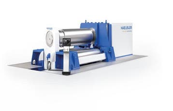 HAEUSLER VRM NEO CNC 4-rollenwals, plaatwals, Zakelijke goederen, Machines en Bouw | Metaalbewerking